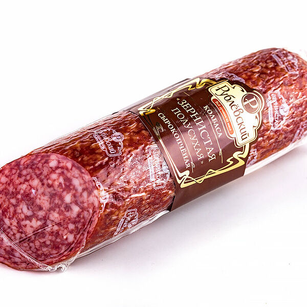 Колбаса сырокопченая Рублевский Зернистая полусухая
