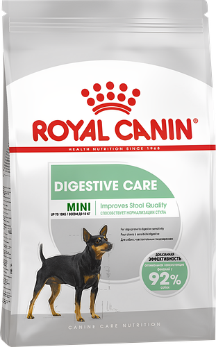 Сухой корм Royal Canin Mini Digestive Care для собак мелких пород с чувствительным пищеварением, курица 1кг