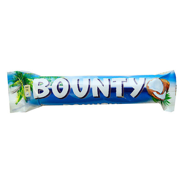 Шоколадный батончик Bounty 55г Mars