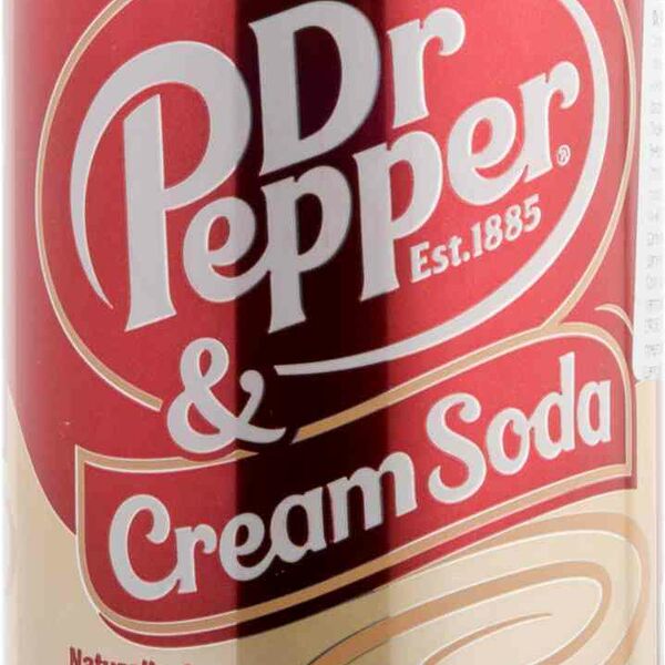 Напиток Dr. Pepper Cream Soda сильногазированный