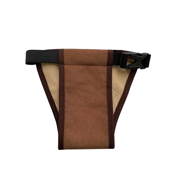 Трусы многоразовые для собак L, коричневые