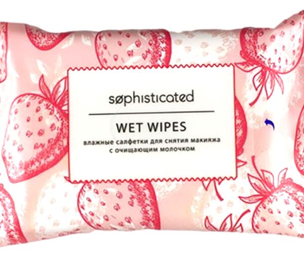 Салфетки Sophisticated для снятия макияжа 15шт