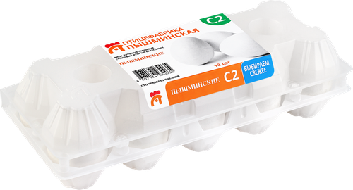 

Яйца куриные Пышминские С2 белое, 10 шт