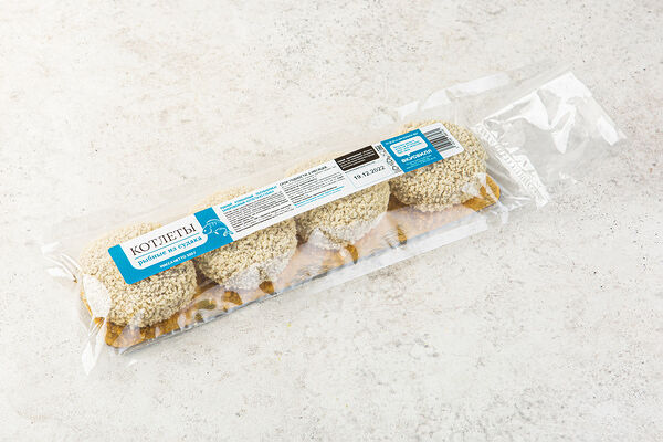 Котлеты рыбные из судака замороженные