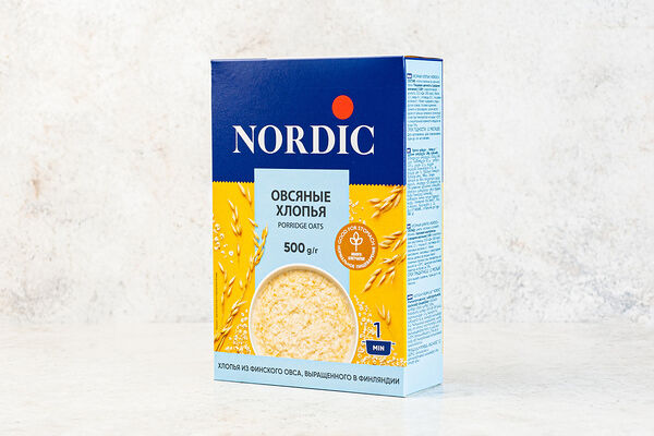 Хлопья овсяные Nordic