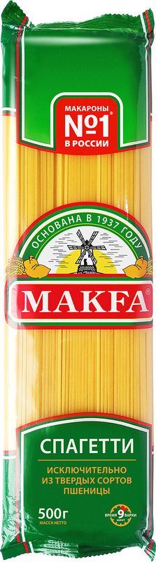 

Макаронные изделия Makfa Спагетти 500 г
