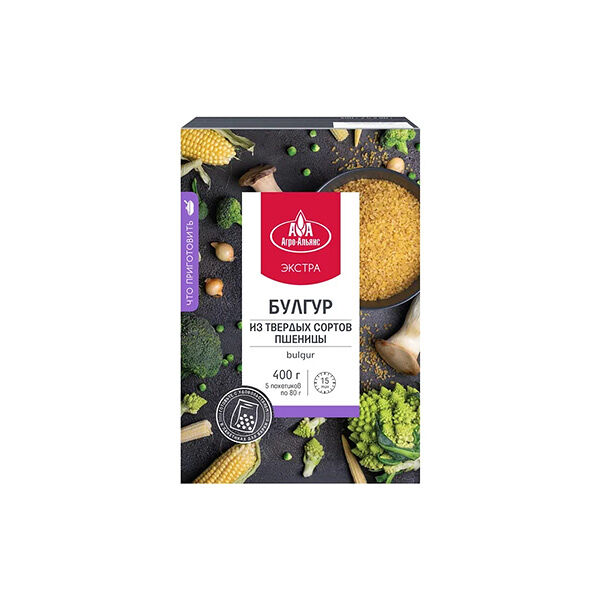 Крупа Булгур Агро Альянс 5*80г