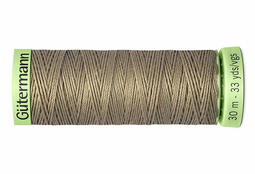744506 Нить Top Stitch для отстрочки, 30м, 100% п/э Gutermann(724 бледно серо-коричневый)