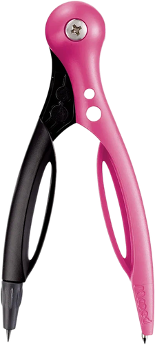 

Циркуль MAPED Essentials пластиковый, с грифелем и безопасной иглой, Арт. 018100