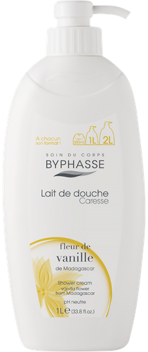 

Гель для душа Byphasse Caresse цветок мадагаскарской ванили 1 л