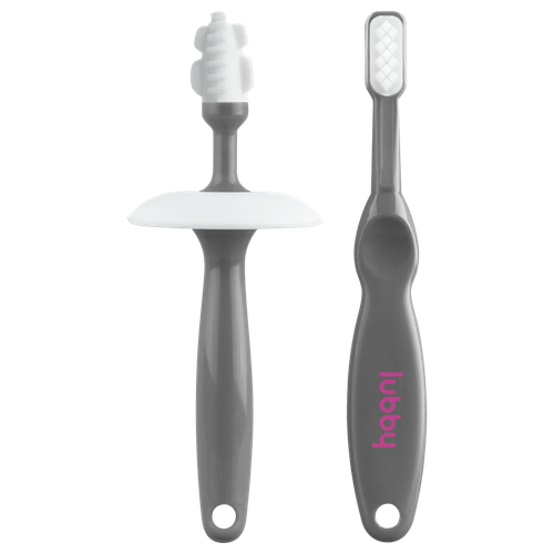 

Щетка зубная LUBBY с ограничителем, с 6 месяцев, 2 шт.