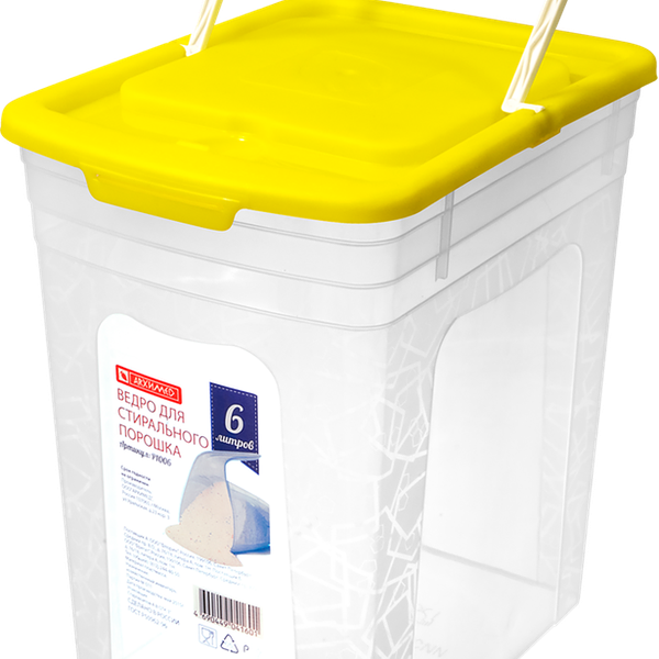Ведро для стирального порошка АРХИМЕД 6л Арт. Р1006
