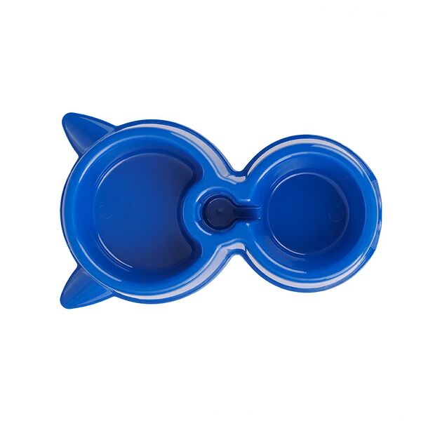 Миска-автопоилка для собак и кошек, 22,5х14 см, синяя