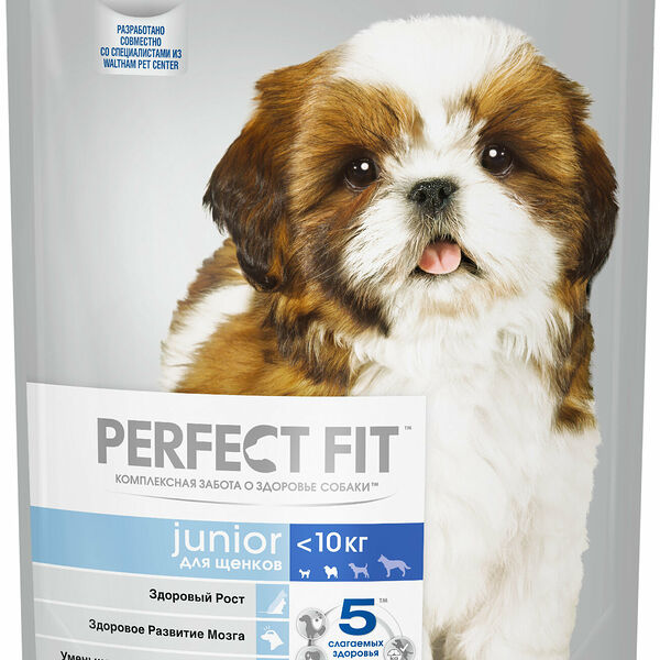Корм для щенков миниатюрных пород Perfect Fit с курицей сухой полнорационный