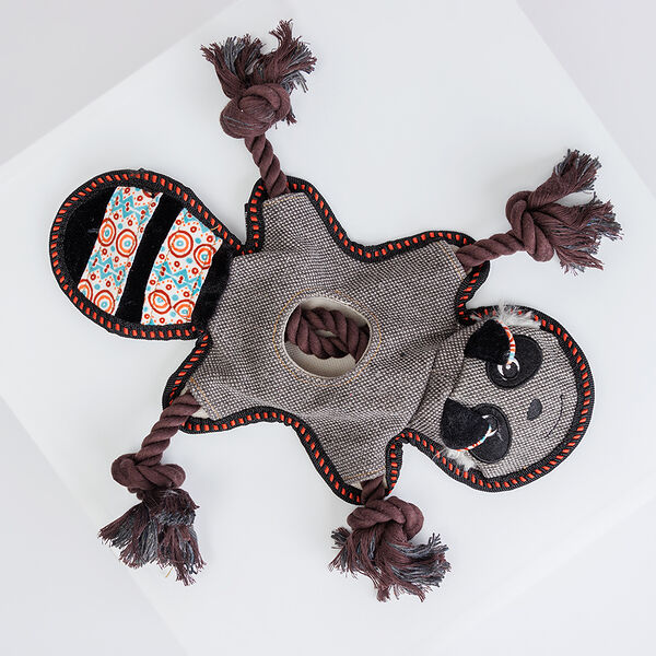 Игрушка для собак Енот, 35х29х3 см