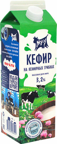 Кефир Му-у 3.2%
