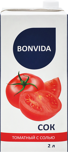Сок Bonvida томатный с солью 2 л