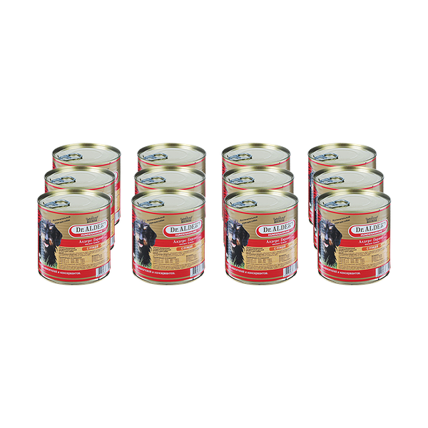 Корм для собак DR. ALDER`S Алдерс Гарант 80%рубленного мяса Птица конс. 750г (упаковка - 12 шт)