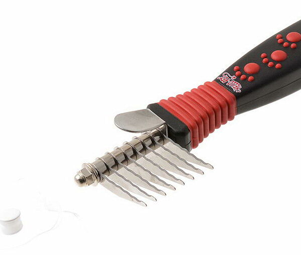 HELLO PET Колтунорез боковой 8 лезвий загнутый мини