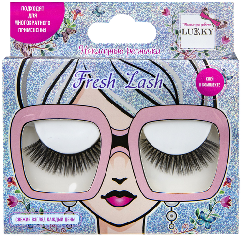 

Набор игровой LUKKY Fresh Lash, реснички накладные, 3D lashes, клей, в ассортименте