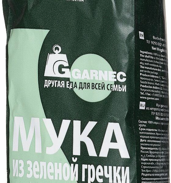 Мука из зелёной гречки Гарнец без глютена