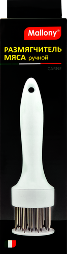 

Размягчитель мяса ручной Mallony Carne, 19х5 см, пластмасса/нерж. сталь