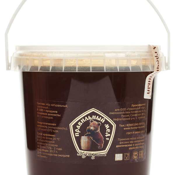Мед натуральный Правильный мёд Гречишный