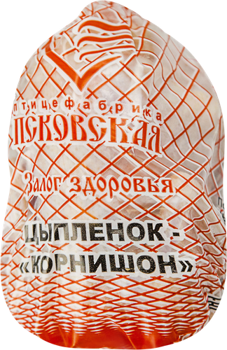 

Тушка цыпленка-бройлера корнишона Псковская птицефабрика любительская замороженная весовая