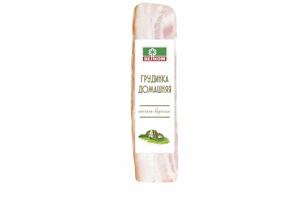 Грудинка копчёно-варёная Домашняя Велком