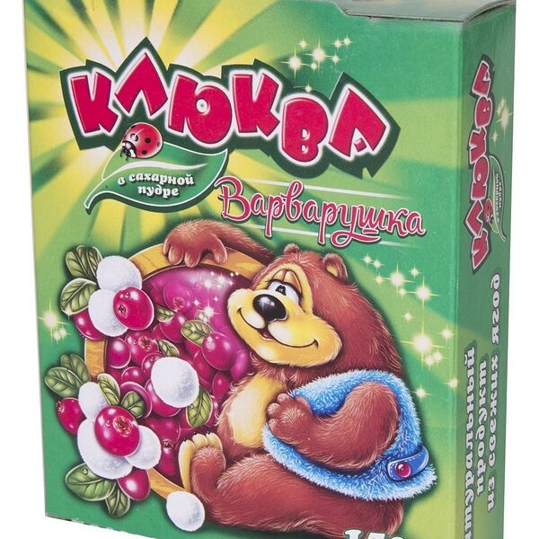Конфеты Клюква в сахарной пудре Варварушка 120г