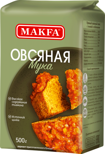 

Мука Makfa овсяная 500 г