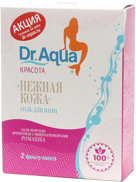 Др.Аква Нежная Кожа Соль д/ванн Ромашка