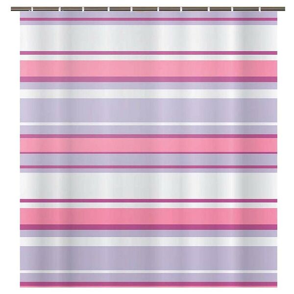 Занавеска для ванной Полоски, 180х180 см, PEVA