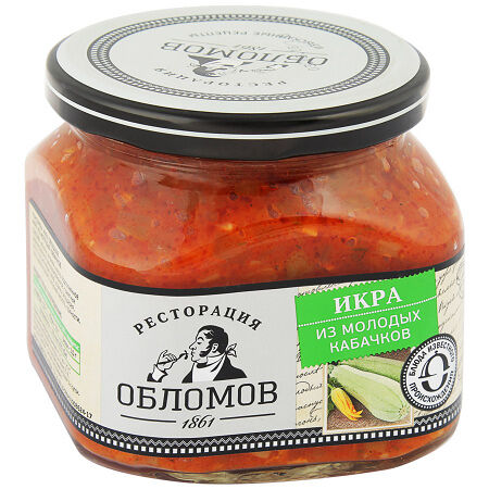 Икра из молодых кабачков Ресторация Обломов