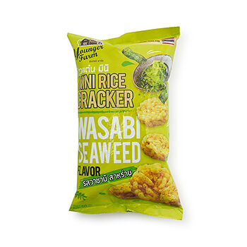 Мини-крекеры рисовые Younger Farm со вкусом нори и васаби