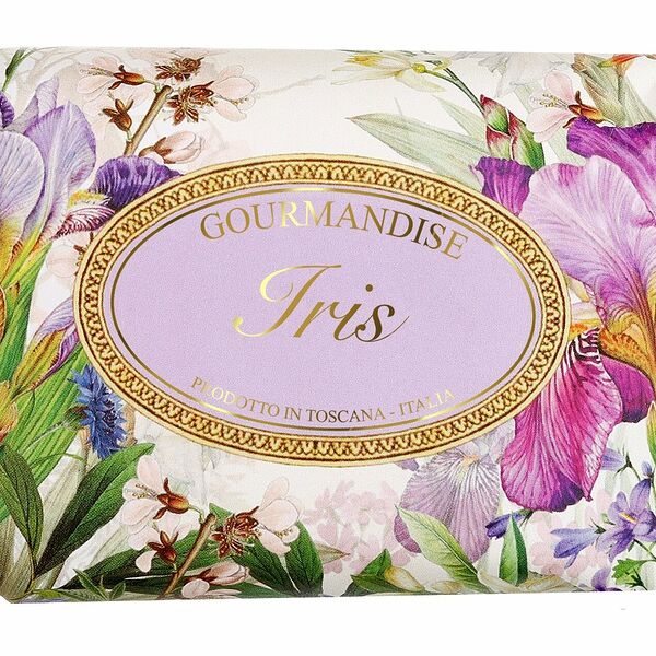 GOURMANDISE Мыло натуральное парфюмированное, 200 г, Ирис