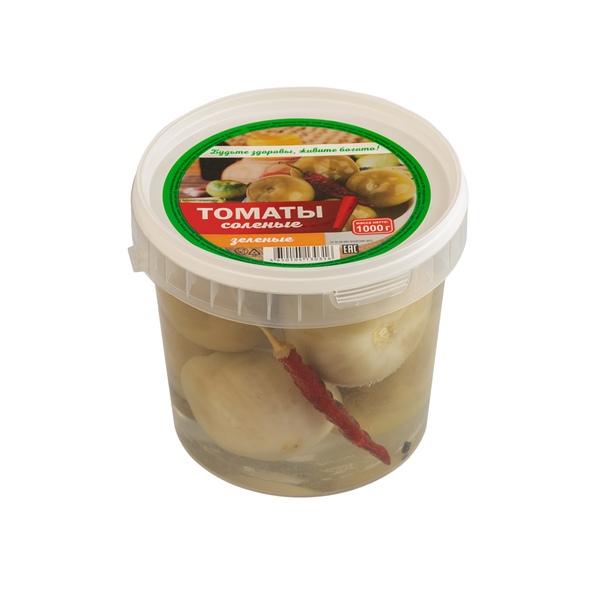 Томаты Традиции вкуса зеленые соленые
