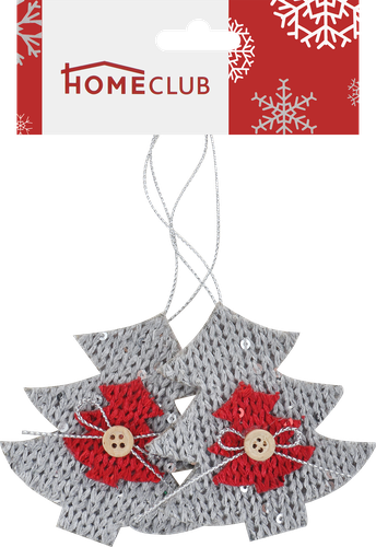 

Набор елочных украшений Homeclub 7 см, дизайн в ассортименте