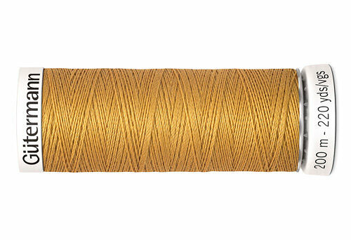 748277 Нить Sew-all для всех материалов, 200м, 100% п/э Gutermann(968 золотой)