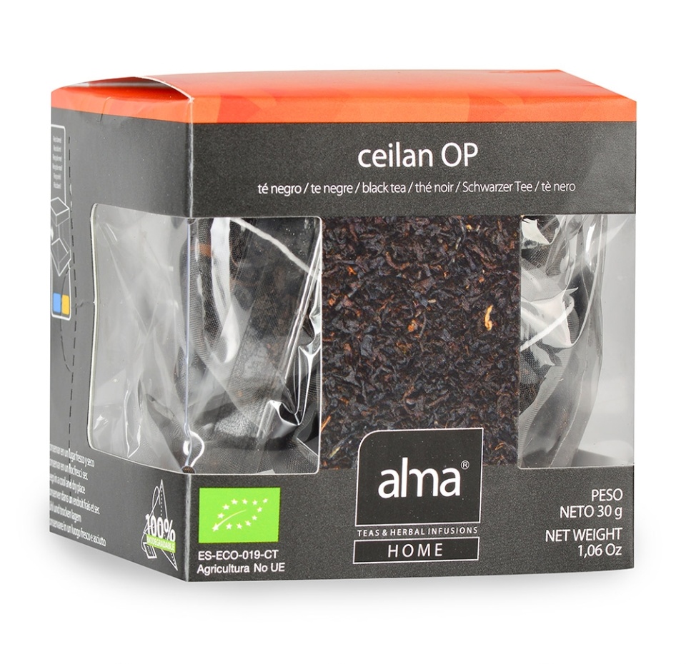 

Чай черный Alma Home Ceylon пирамидки 15 шт. х 1.86 г