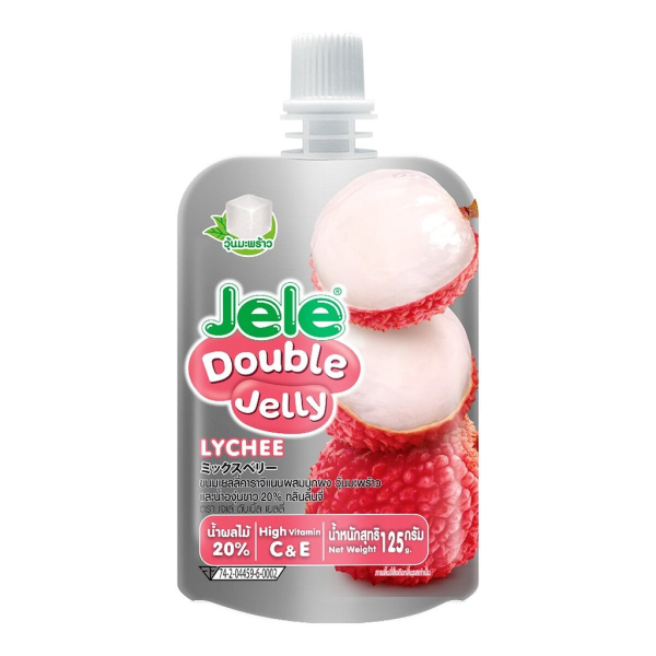 

Желе Jele Double Jelly с кокосовой мякотью cо вкусом личи 125 г