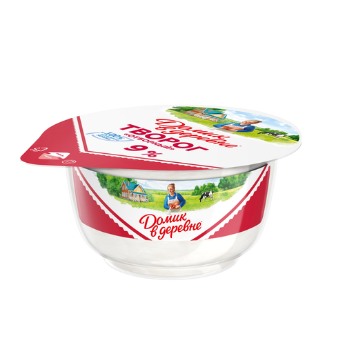 

Творог традиционный Домик в деревне 9% 170 г