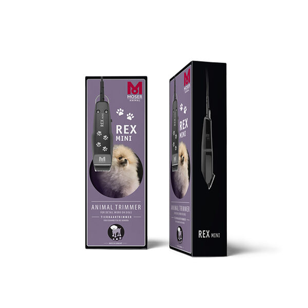 Триммер Moser Rex Mini черный с лапками
