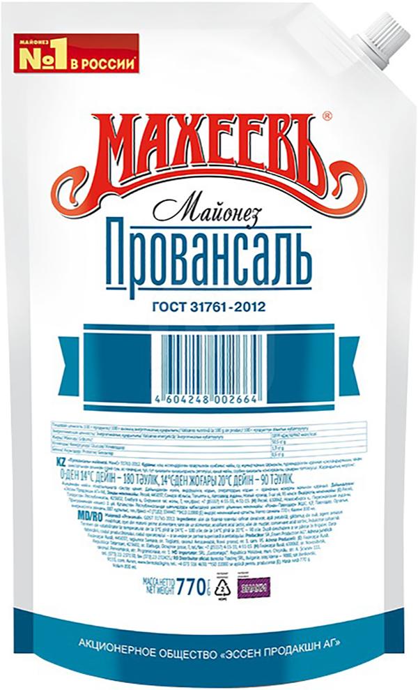 

Майонез Махеевъ Провансаль 50.5%