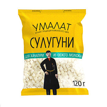 Сыр Умалат сулугуни для хачапури 45% 120г