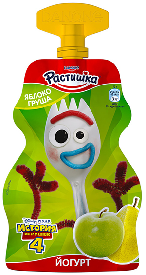 

Йогурт Растишка Яблоко-груша 2.6% 70 г дизайн упаковки в ассортименте