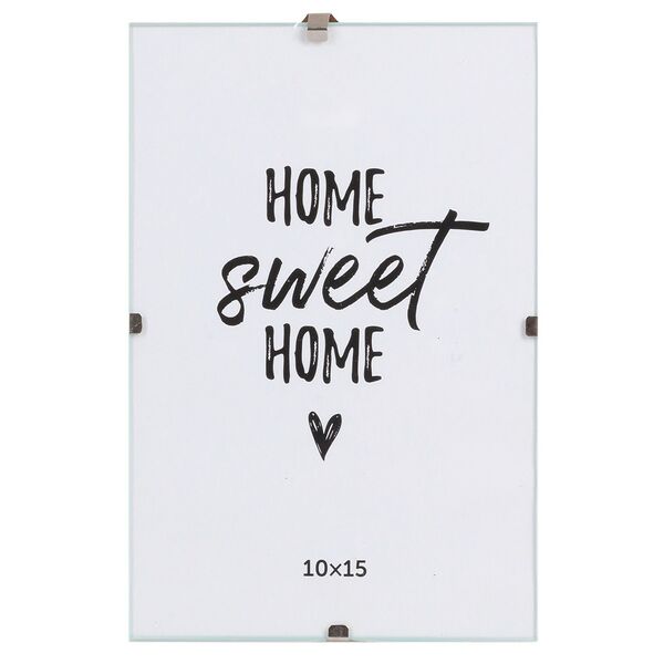 Фоторамка Клип, стекло, 10х15 см