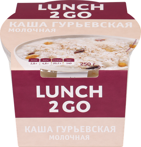 Каша молочная LUNCH 2 GO Гурьевская, 250г