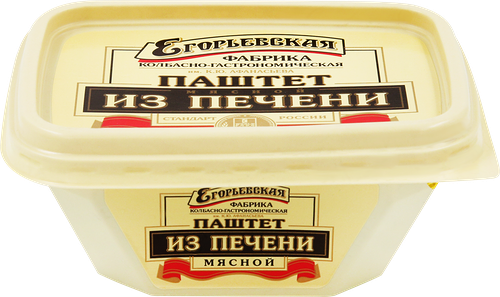 Паштет Егорьевская КГФ Мясной из печени 150 г
