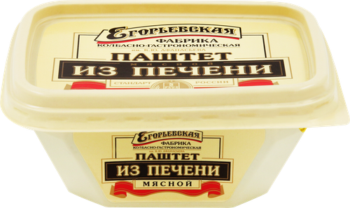 

Паштет Егорьевская КГФ Мясной из печени 150 г